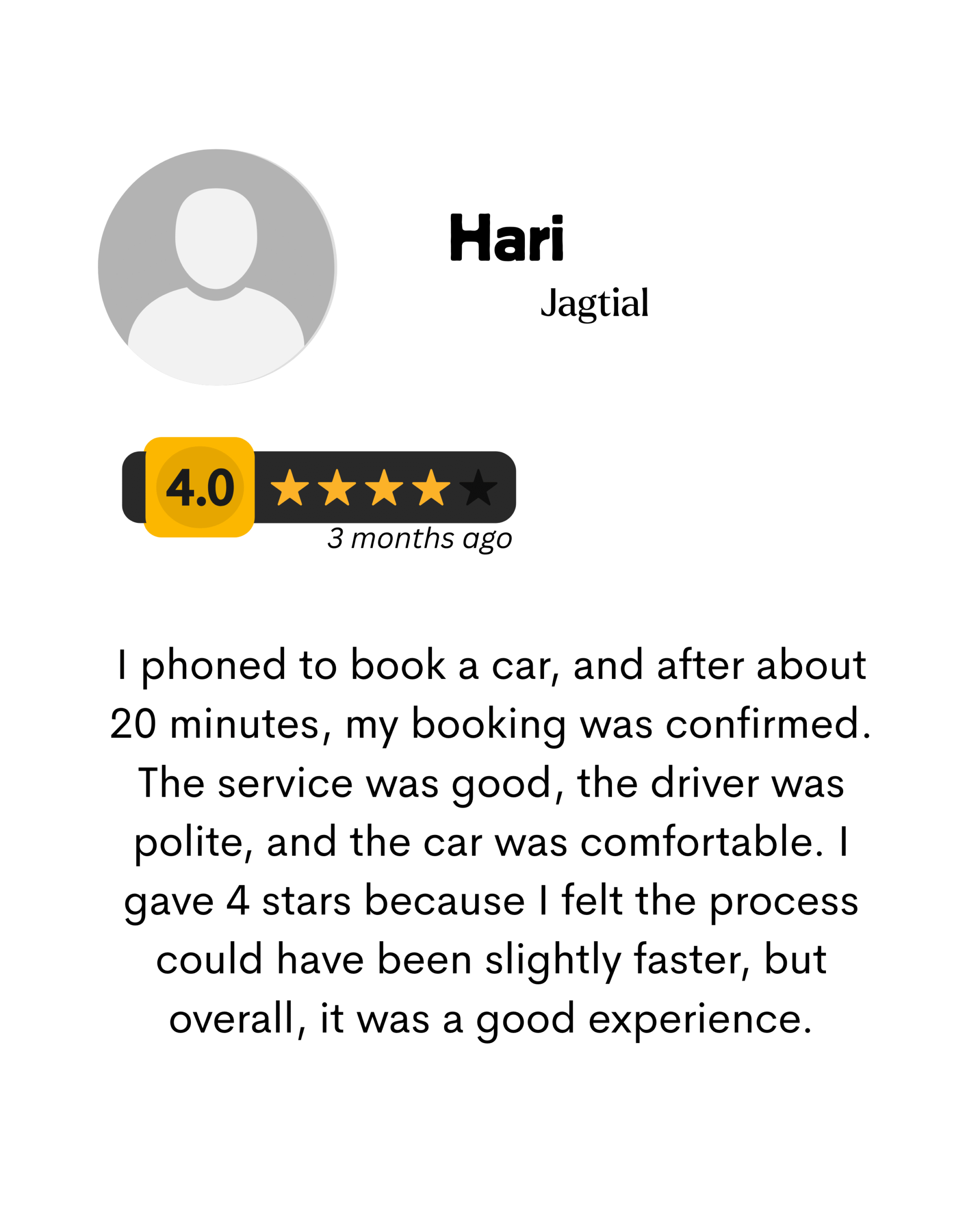 car rental service in jagtial