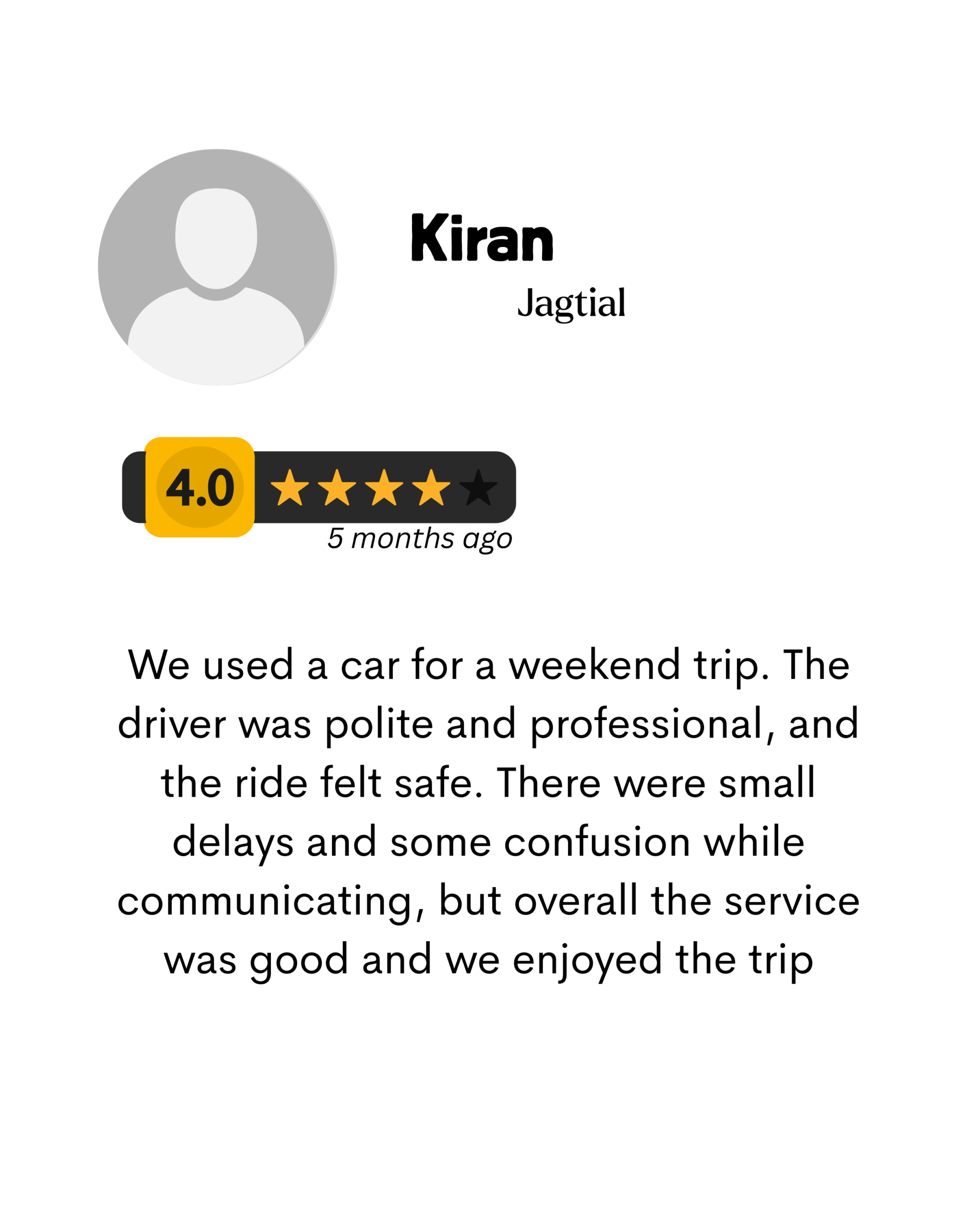 self drive cars in jagtial